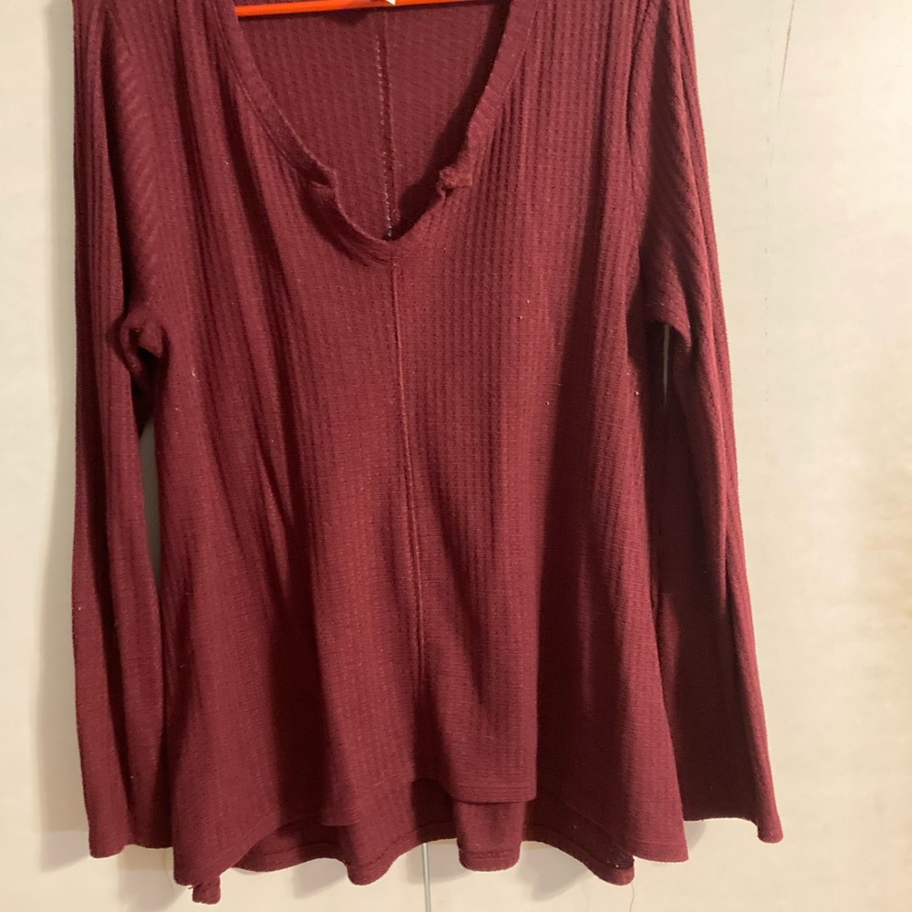 Shirt Arizona maroon xl cute warm blouse
